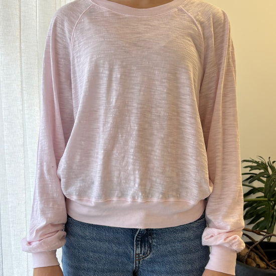 STATESIDE STATESIDE Supima L/S Raglan Tee ICE CREAM PINK