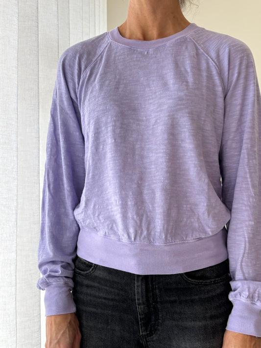 STATESIDE STATESIDE Supima L/S Raglan Tee Lilac