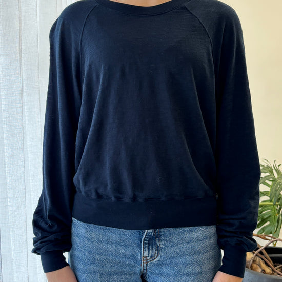 STATESIDE STATESIDE Supima L/S Raglan Tee NAVY