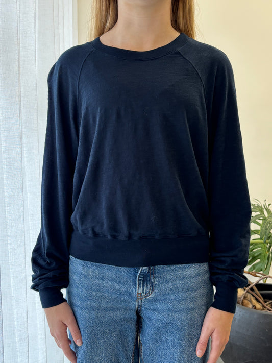 STATESIDE STATESIDE Supima L/S Raglan Tee NAVY
