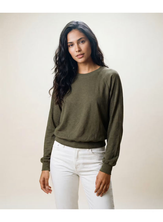 STATESIDE STATESIDE Supima L/S Raglan Tee OLIVE
