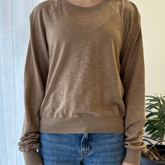 STATESIDE STATESIDE Supima L/S Raglan Tee SANDSTONE
