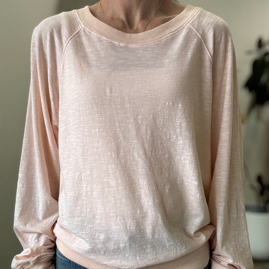 STATESIDE STATESIDE Supima L/S Raglan Tee TUTU PINK