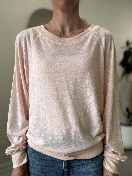 STATESIDE STATESIDE Supima L/S Raglan Tee TUTU PINK