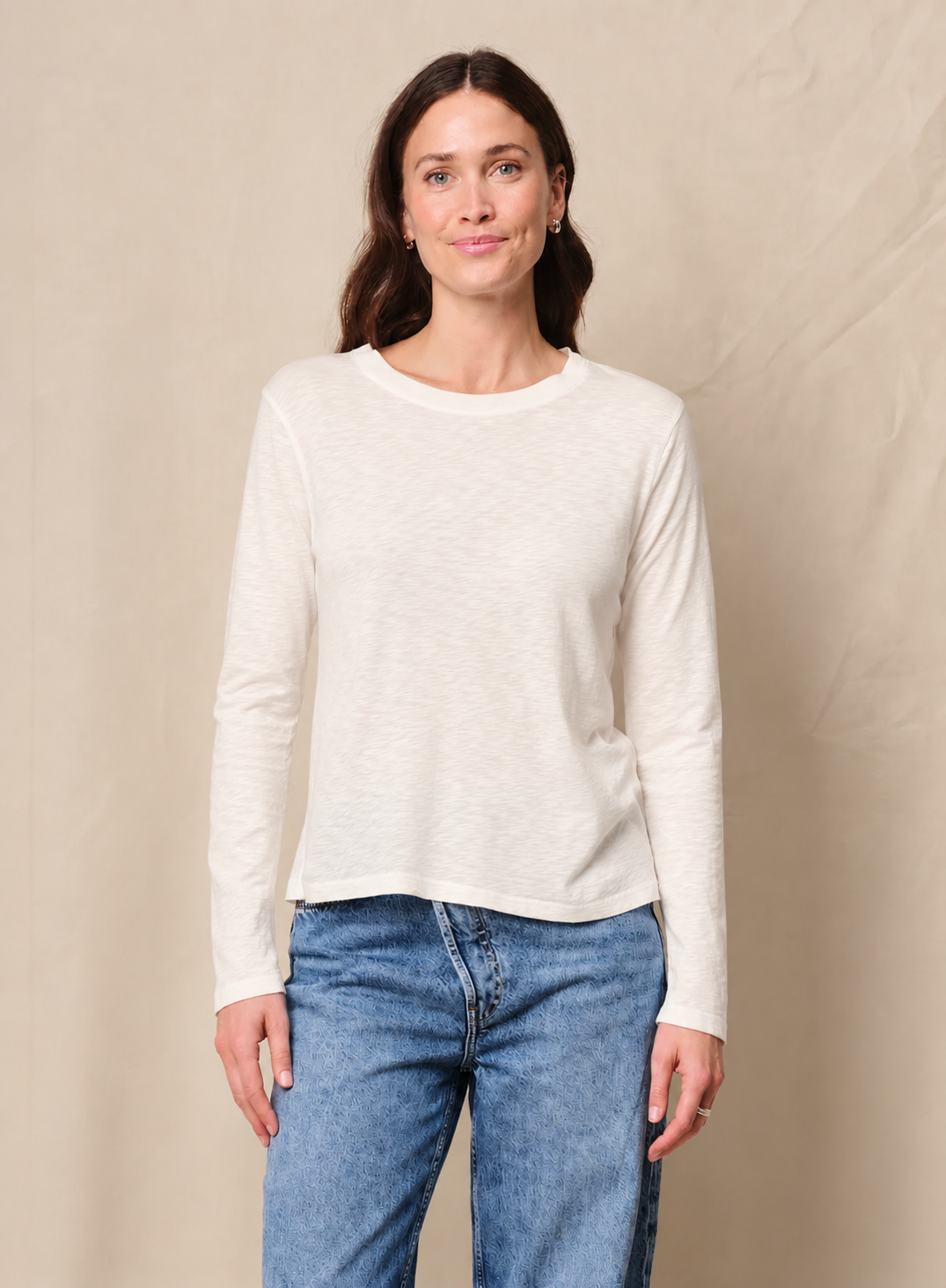 STATESIDE STATESIDE Supima L/S Tee CREAM