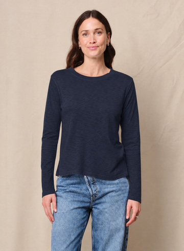 STATESIDE STATESIDE Supima L/S Tee NAVY