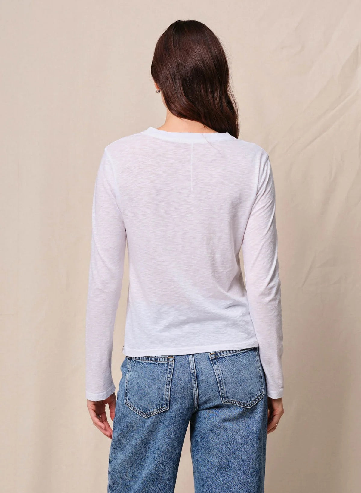 STATESIDE STATESIDE Supima L/S Tee WHITE
