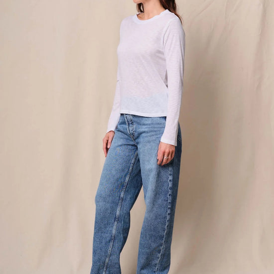 STATESIDE STATESIDE Supima L/S Tee WHITE