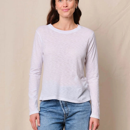 STATESIDE STATESIDE Supima L/S Tee WHITE