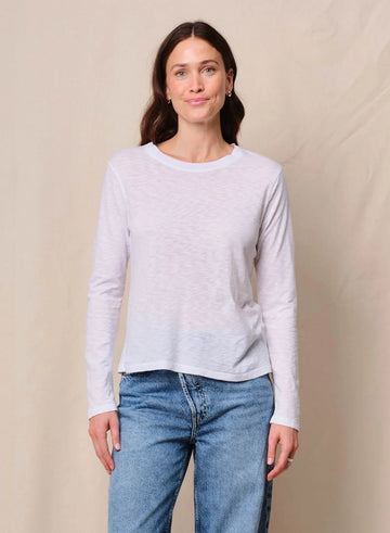 STATESIDE STATESIDE Supima L/S Tee WHITE