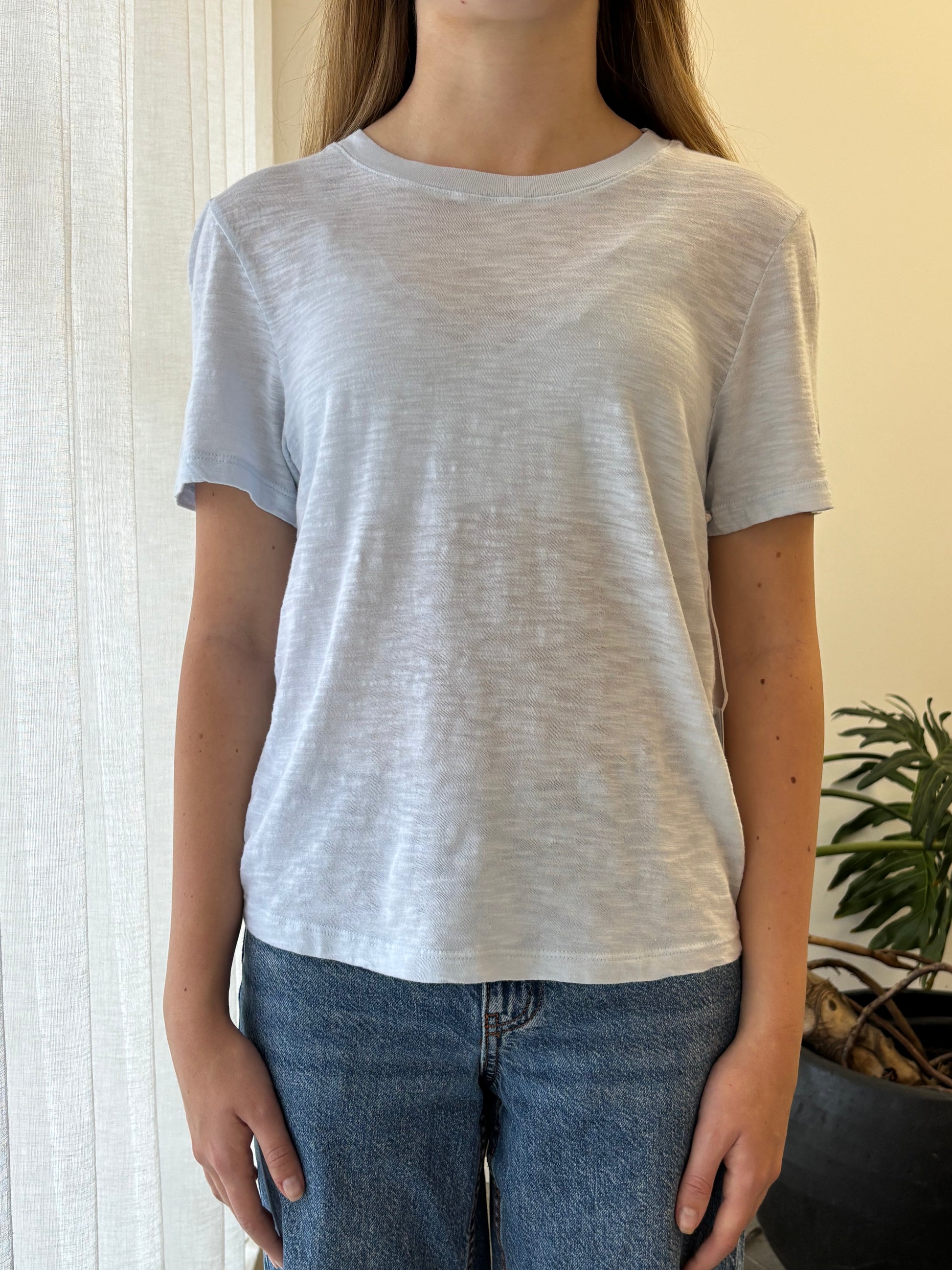 STATESIDE STATESIDE Supima S/S Crew Tee BLUE HAZE