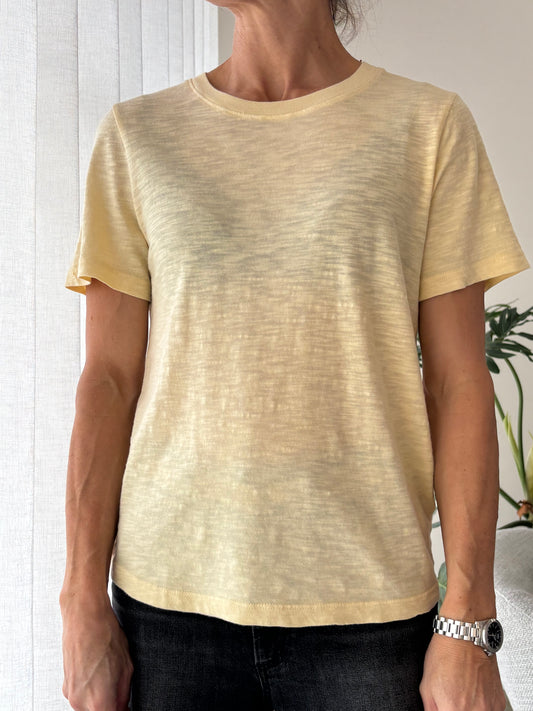 STATESIDE STATESIDE Supima S/S Crew Tee Butter Lemon