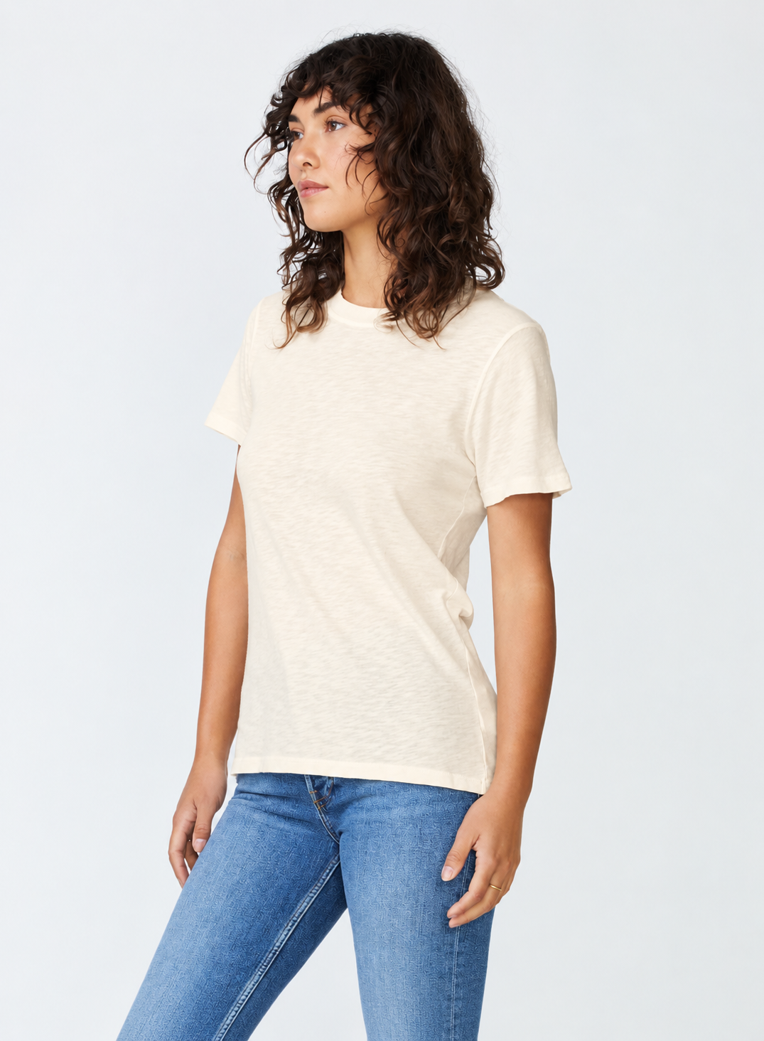STATESIDE STATESIDE Supima S/S Crew Tee CREAM
