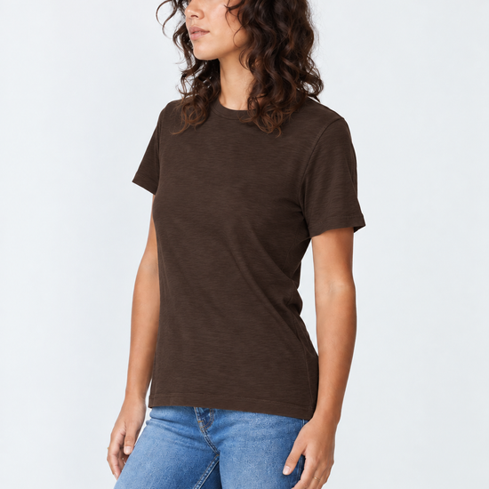 STATESIDE STATESIDE Supima S/S Crew Tee ESPRESSO