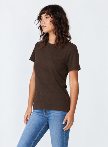 STATESIDE STATESIDE Supima S/S Crew Tee ESPRESSO