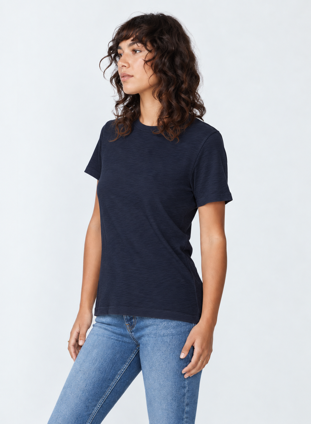 STATESIDE STATESIDE Supima S/S Crew Tee NAVY