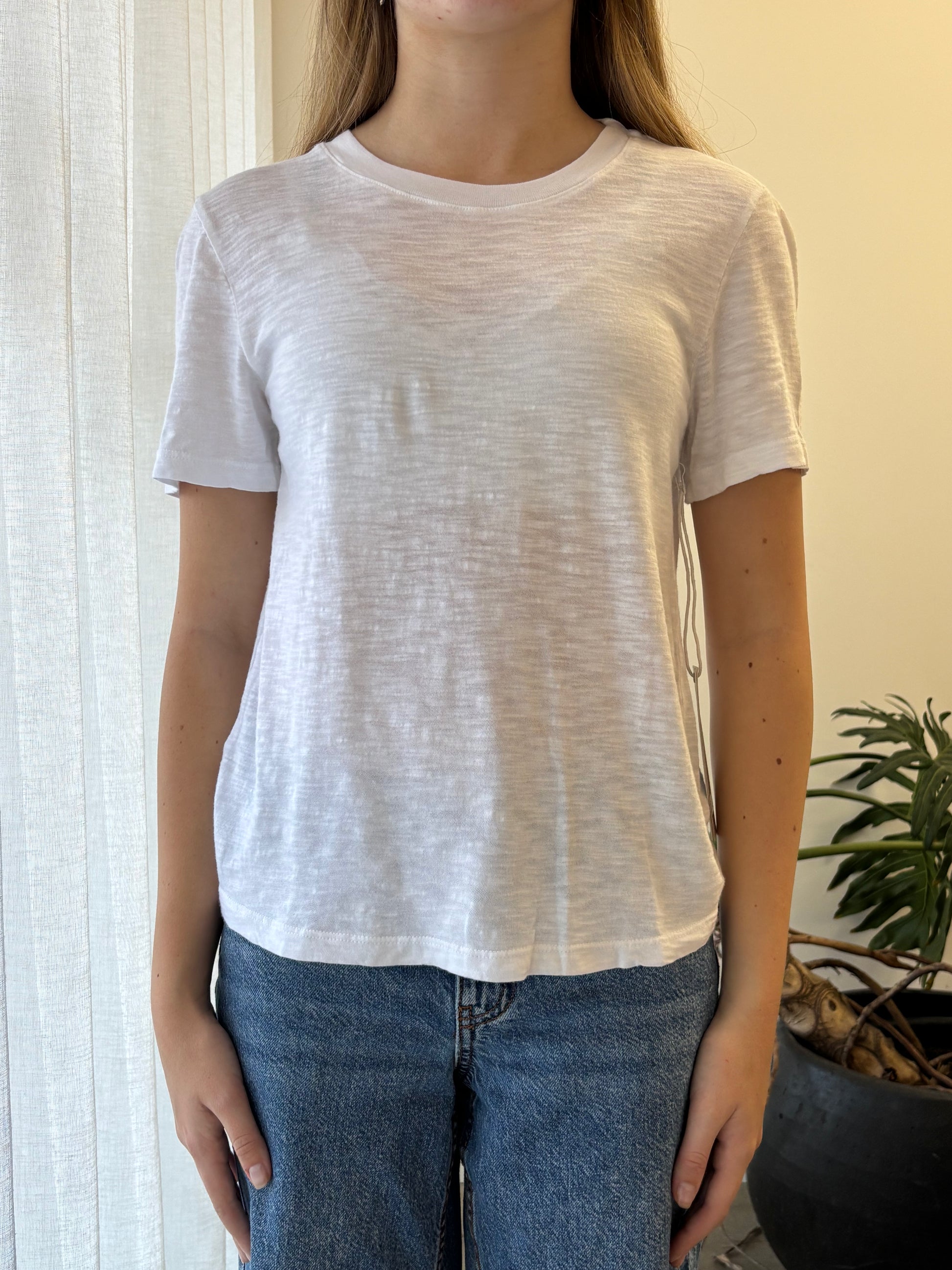 STATESIDE STATESIDE Supima S/S Crew Tee WHITE