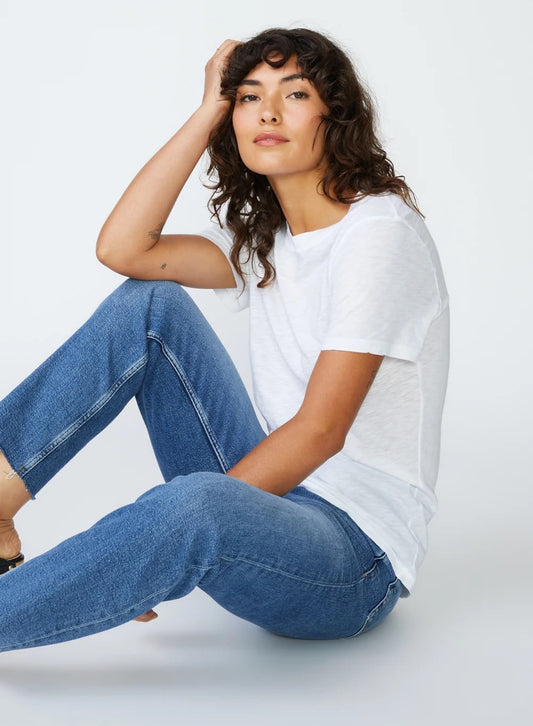 STATESIDE STATESIDE Supima S/S Crew Tee WHITE