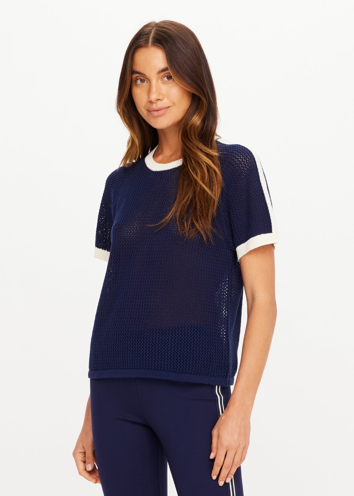 THE UPSIDE THE UPSIDE Fenway Jordan Knit Tee