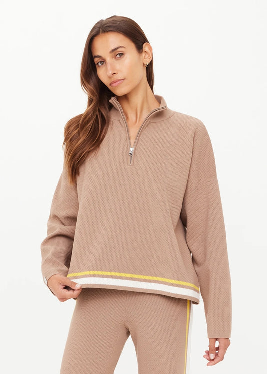 THE UPSIDE THE UPSIDE Veneto Carter Knit Zip Sweat