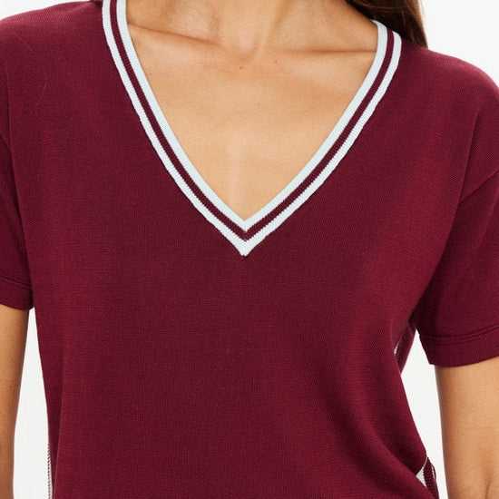 THE UPSIDE THE UPSIDE Sienna V Neck Tee