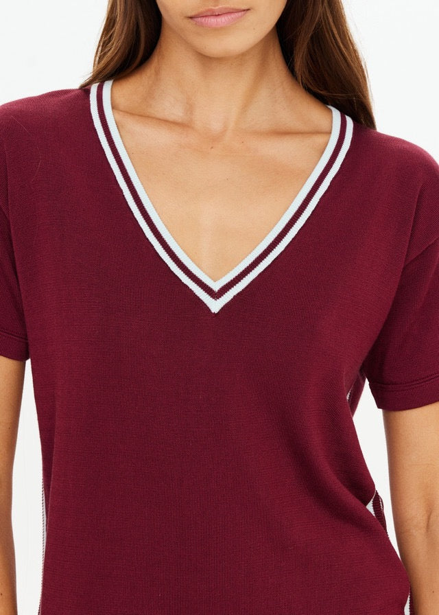 THE UPSIDE THE UPSIDE Sienna V Neck Tee