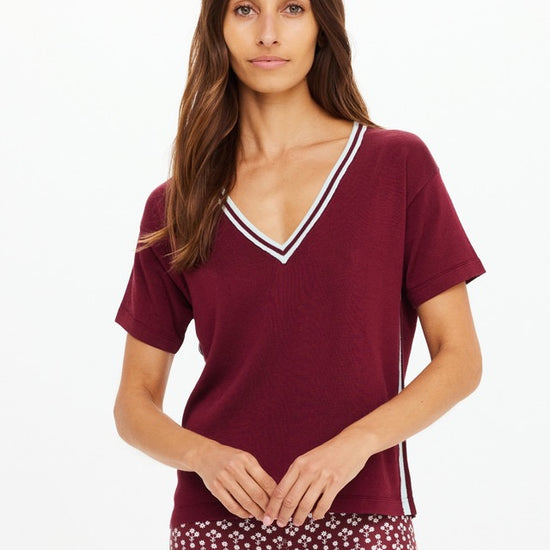 THE UPSIDE THE UPSIDE Sienna V Neck Tee