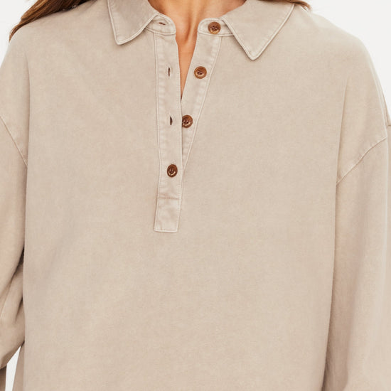 THE UPSIDE THE UPSIDE Soho Rhea Collared Top