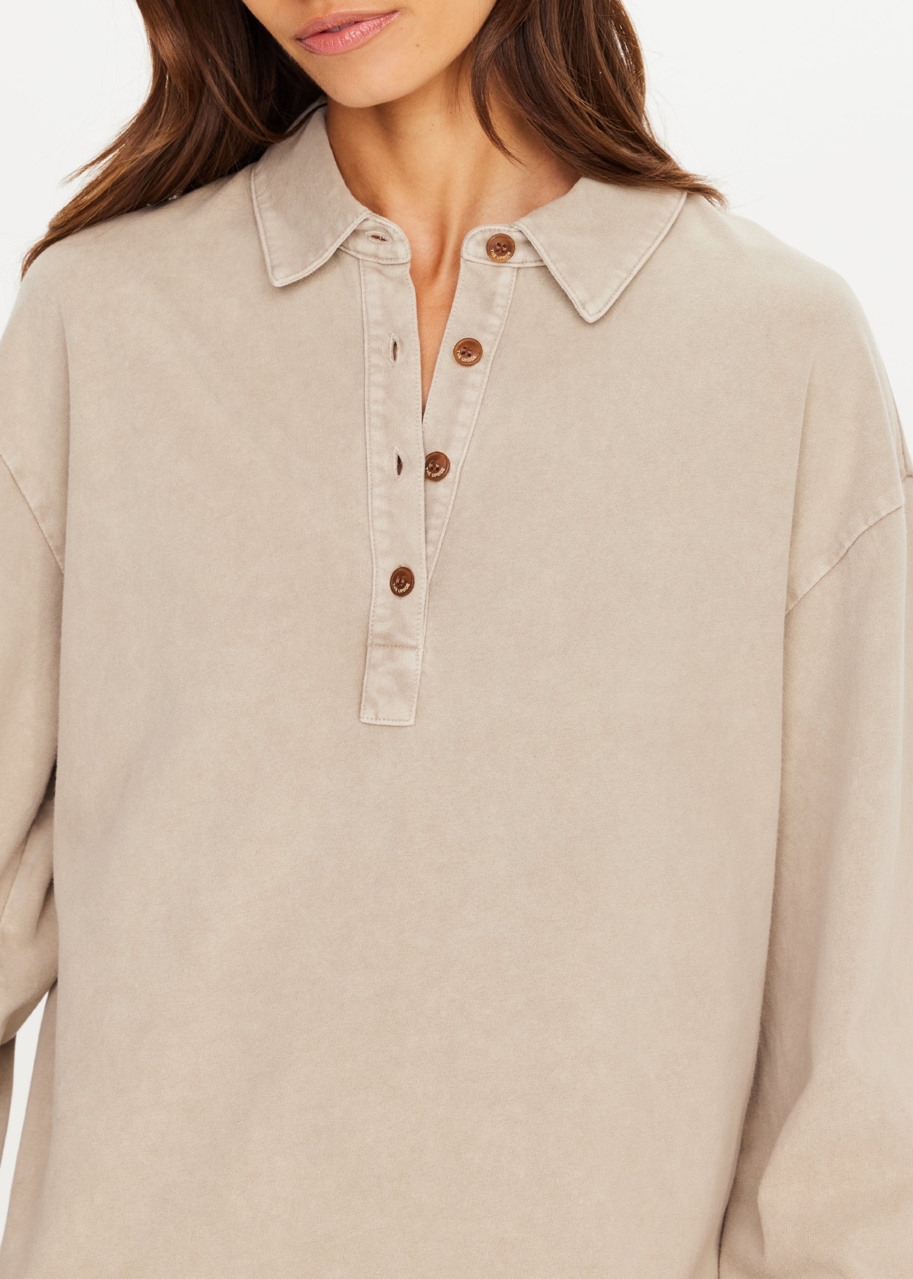 THE UPSIDE THE UPSIDE Soho Rhea Collared Top