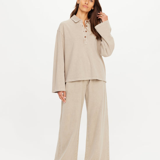 THE UPSIDE THE UPSIDE Soho Rhea Collared Top