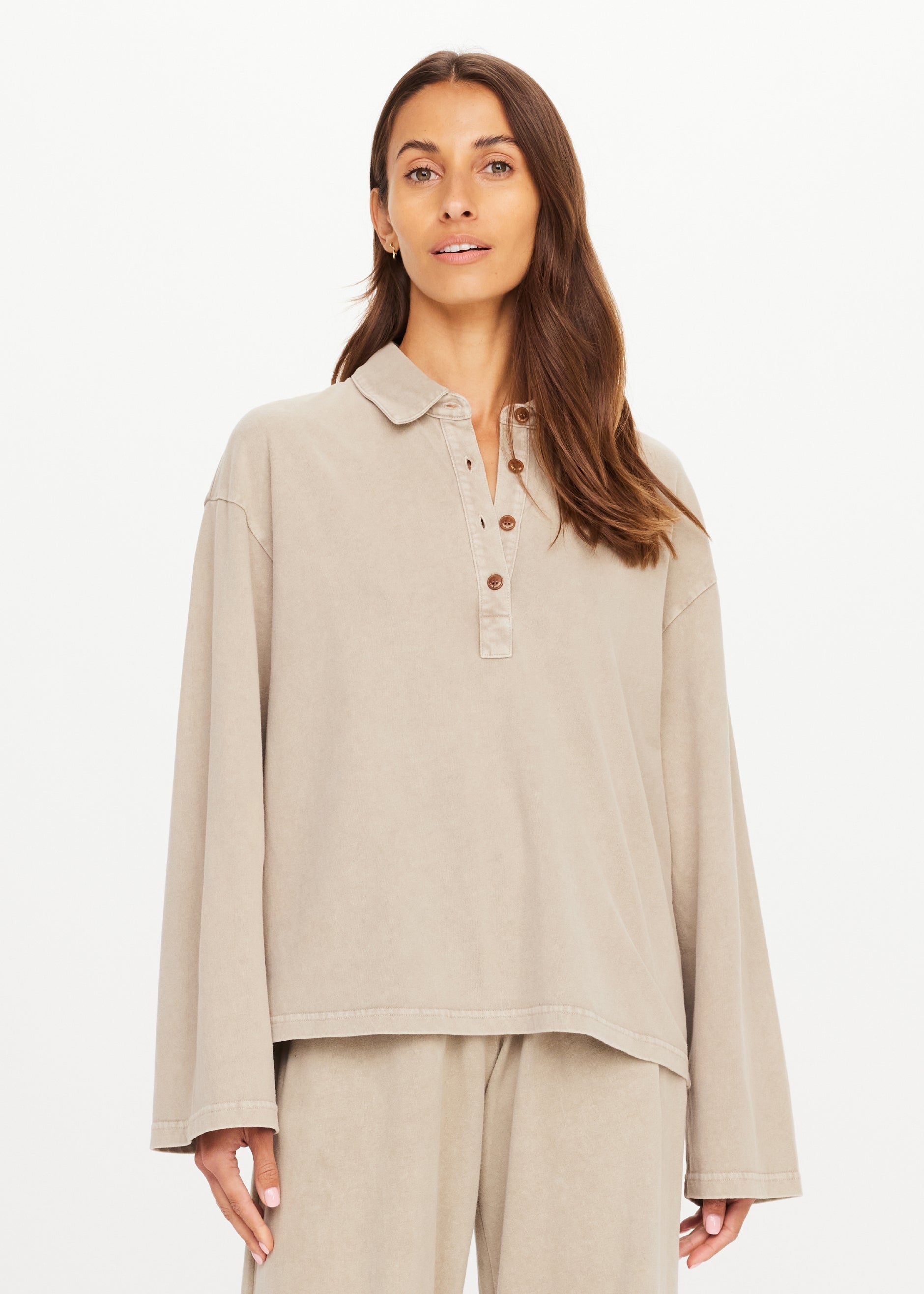 THE UPSIDE THE UPSIDE Soho Rhea Collared Top