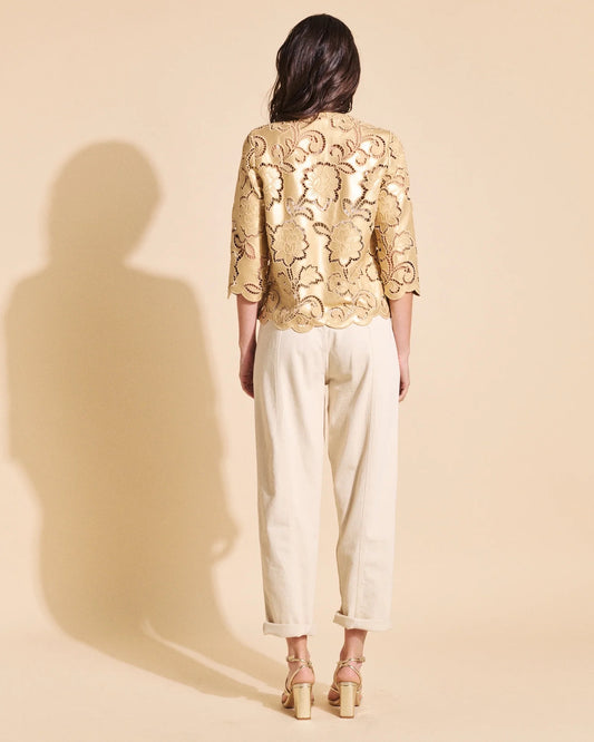 VALERIE KHALFON VALERIE KALFHON Brioni Gold Jacket