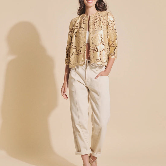 VALERIE KHALFON VALERIE KALFHON Brioni Gold Jacket