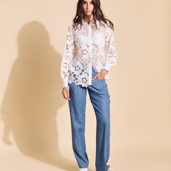 VALERIE KHALFON VALERIE KALFHON Chino Lace Shirt
