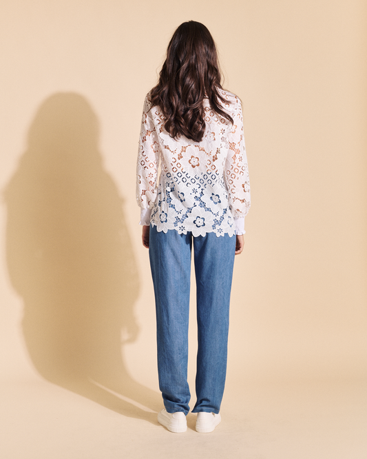 VALERIE KHALFON VALERIE KALFHON Chino Lace Shirt