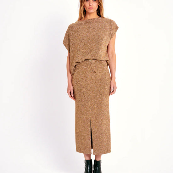 VALERIE KHALFON VALERIE Seiko Gold Skirt