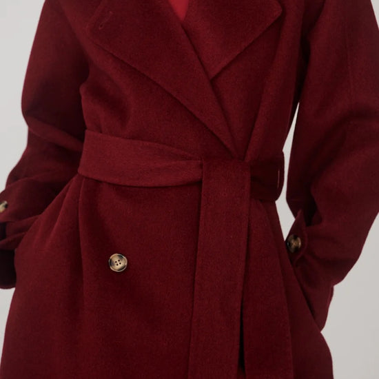 VARLEY VARLEY Helston Long Belted Coat XS