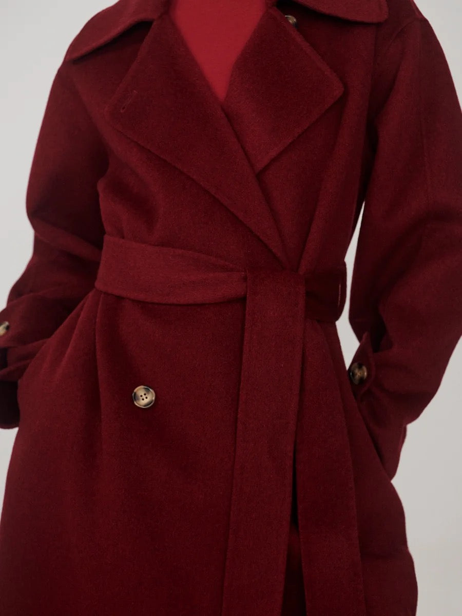 VARLEY VARLEY Helston Long Belted Coat XS
