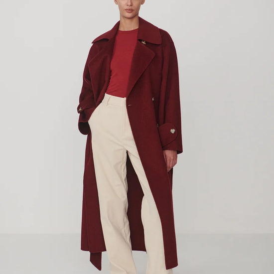 VARLEY VARLEY Helston Long Belted Coat XS