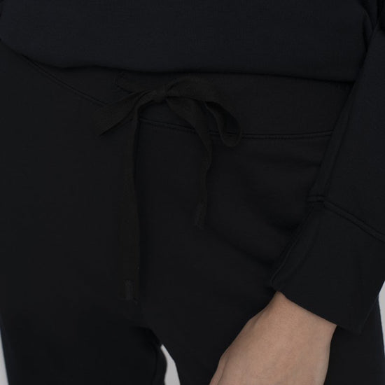 STATESIDE STATESIDE Softest Fleece Drawstring Sweatpant BLACK