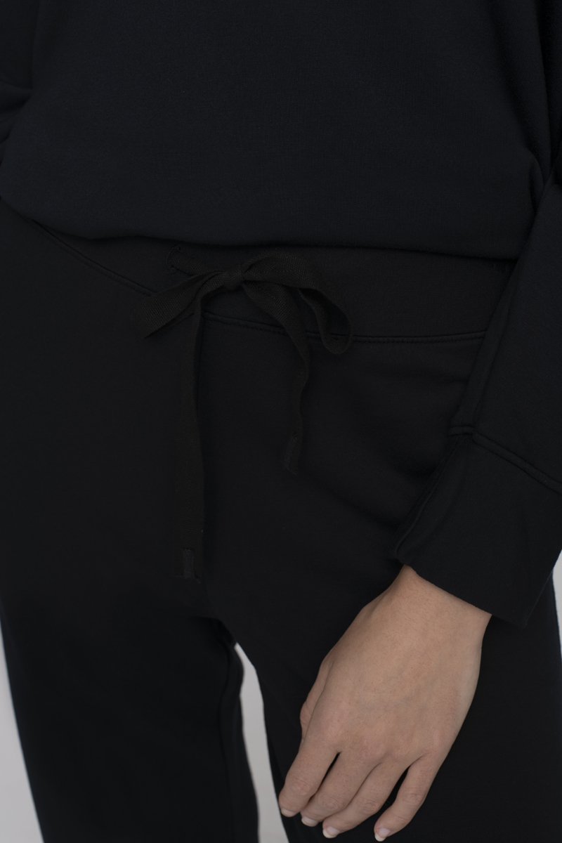 STATESIDE STATESIDE Softest Fleece Drawstring Sweatpant BLACK